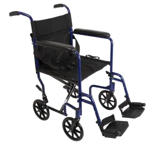 ProBasics Aluminum Transport Wheelchair, 19" x 16"